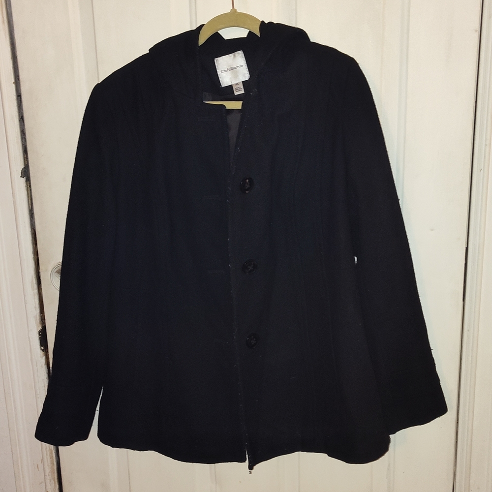 Croft & Barrow Black Outerwear